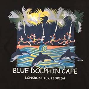 Blue Dolphin Cafe - T-Shirt
